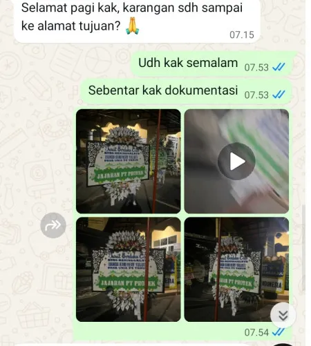 Pengiriman Papan Bunga Selamat Banyumudal Moga